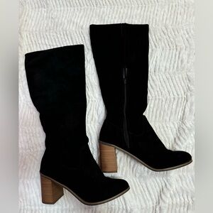 Black knee high boots!